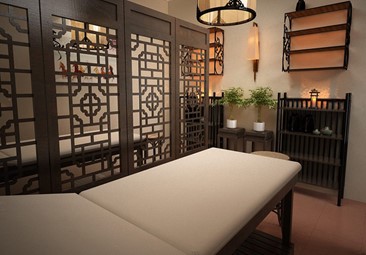 Thiết kế spa cổ truyền Bình Dương lạ mắt