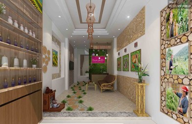 Thiết kế spa Camelia Bình Chánh thơ mộng